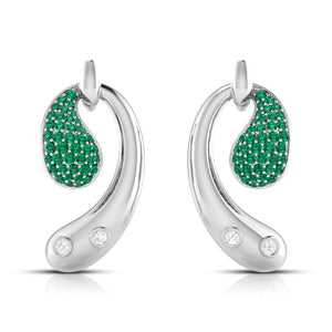 Designer Platinum Diamond Earrings for Women JL PT E NL8600