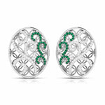 Load image into Gallery viewer, Designer Platinum Diamond Earrings for Women JL PT E NL8605
