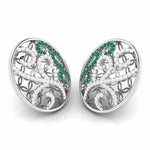 Load image into Gallery viewer, Designer Platinum Diamond Earrings for Women JL PT E NL8605
