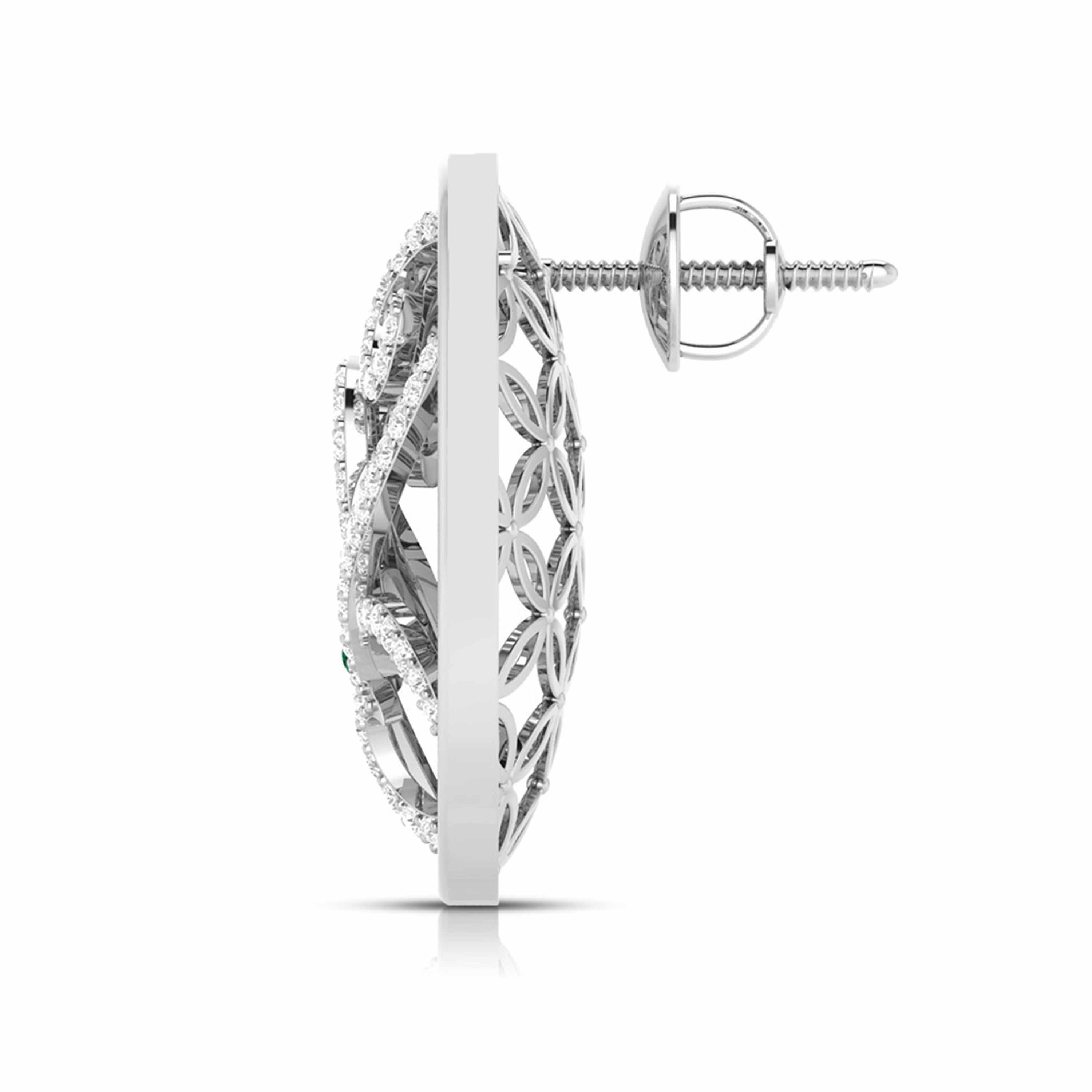 Platinum Diamond Pendant Set with Ruby JL PT PE NL8605R   Jewelove.US