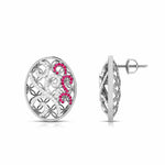 Load image into Gallery viewer, Designer Platinum Diamond Earrings for Women JL PT E NL8605
