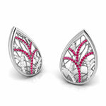 Load image into Gallery viewer, Designer Platinum Diamond Earrings for Women JL PT E NL8606   Jewelove.US
