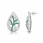 Load image into Gallery viewer, Designer Platinum Diamond Earrings for Women JL PT E NL8606   Jewelove.US
