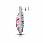 Load image into Gallery viewer, Designer Platinum Diamond Earrings for Women JL PT E NL8606   Jewelove.US
