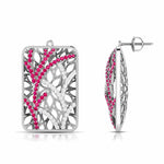 Load image into Gallery viewer, Designer Platinum Diamond Earrings for Women JL PT E NL8607   Jewelove.US
