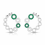 Load image into Gallery viewer, Platinum Earrings for Women JL PT E NL8632  Green Jewelove.US
