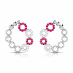 Load image into Gallery viewer, Platinum Earrings for Women JL PT E NL8632  Red Jewelove.US
