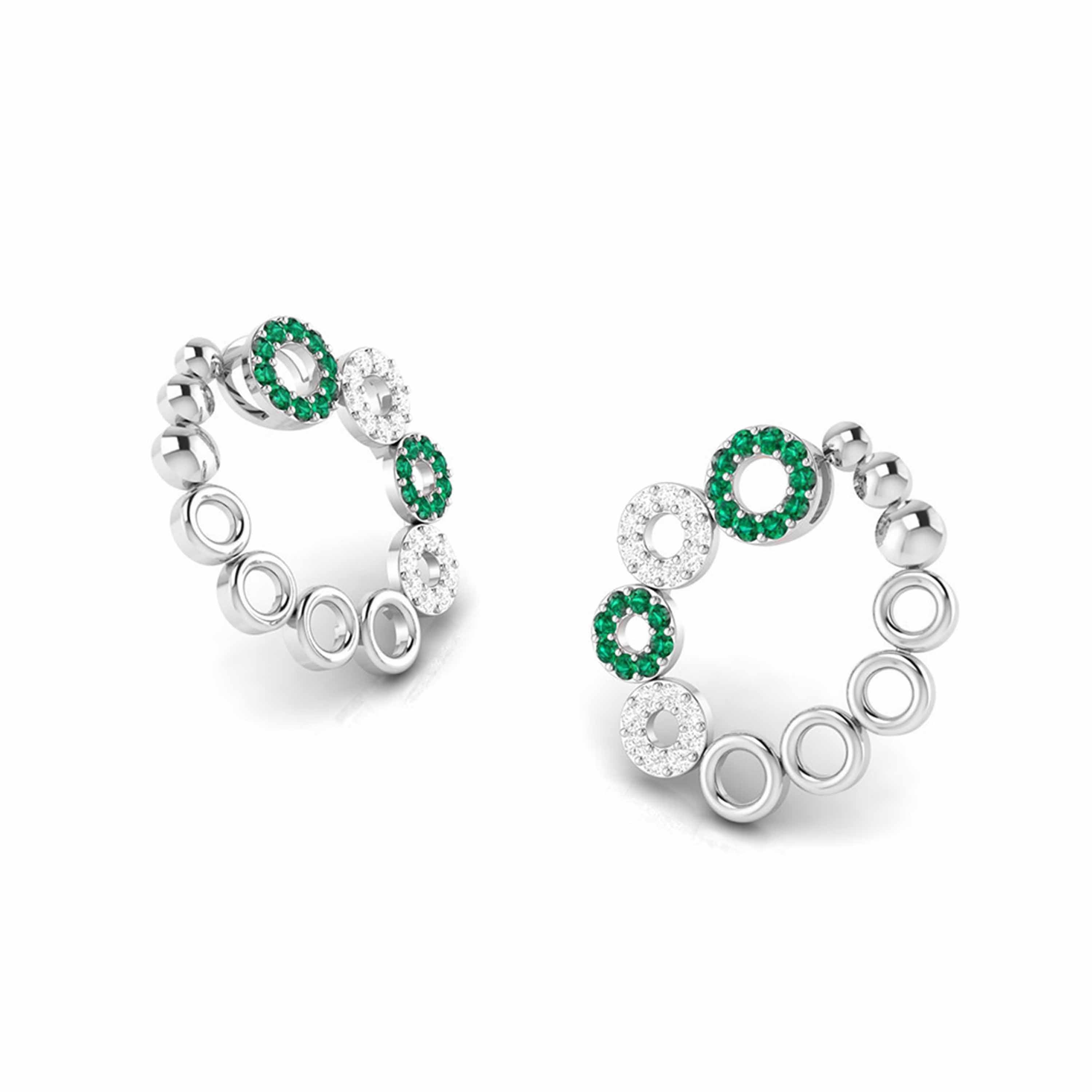 Platinum Earrings for Women JL PT E NL8632   Jewelove.US