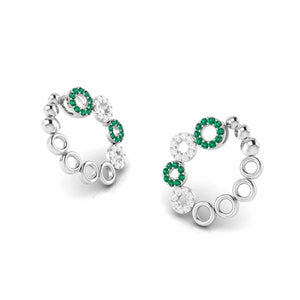 Platinum Earrings for Women JL PT E NL8632   Jewelove.US
