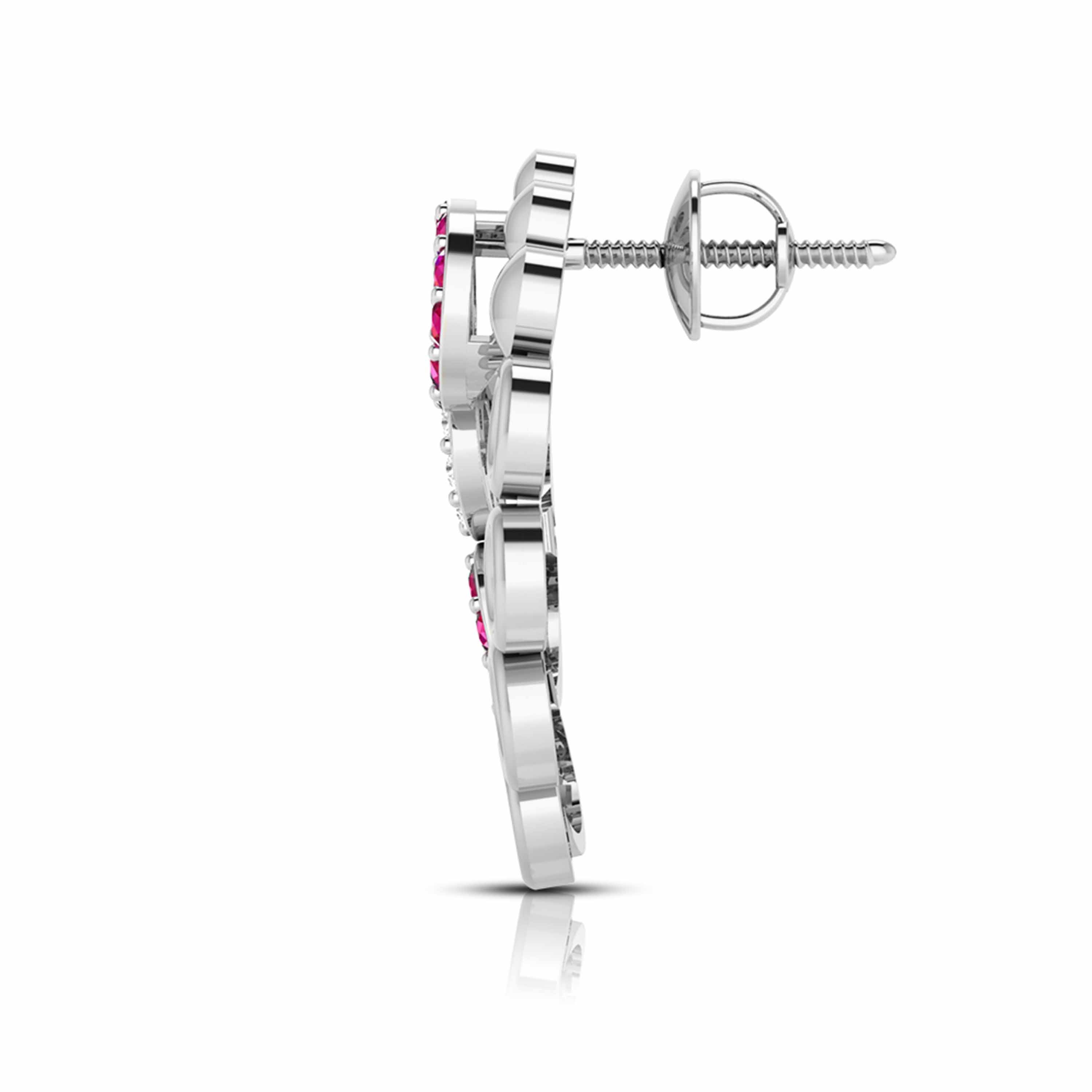Platinum Earrings for Women JL PT E NL8632   Jewelove.US