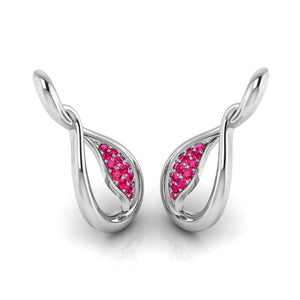 Platinum Earrings for Women JL PT E NL8635   Jewelove.US