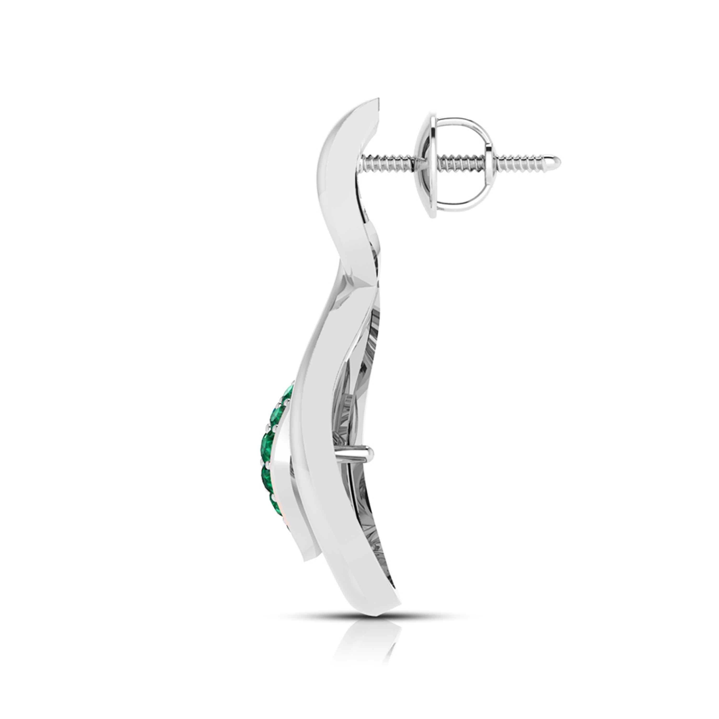 Platinum Earrings for Women JL PT E NL8635   Jewelove.US