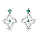 Load image into Gallery viewer, Designer Platinum Diamond Earrings for Women JL PT E NL8644
