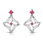 Load image into Gallery viewer, Designer Platinum Diamond Earrings for Women JL PT E NL8644
