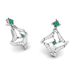 Load image into Gallery viewer, Designer Platinum Diamond Earrings for Women JL PT E NL8644
