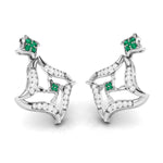 Load image into Gallery viewer, Designer Platinum Diamond Earrings for Women JL PT E NL8644
