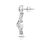 Load image into Gallery viewer, Designer Platinum Diamond Earrings for Women JL PT E NL8644
