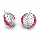 Load image into Gallery viewer, Platinum Diamond Earrings With Emerald for Women JL PT E NL8661   Jewelove.US
