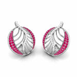 Load image into Gallery viewer, Platinum Diamond Earrings With Emerald for Women JL PT E NL8661  Red Jewelove.US
