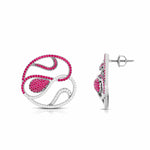 Load image into Gallery viewer, Designer Platinum Diamond Earrings With Emerald for Women JL PT E NL8662
