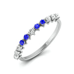 Load image into Gallery viewer, Blue Sapphire Platinum Diamond Engagement Ring JL PT LR 7007  VVS-GH Jewelove
