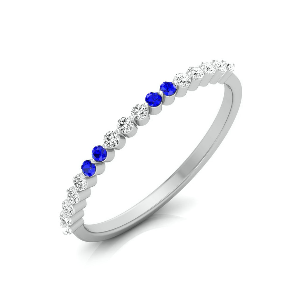 Blue Sapphire Platinum Diamond Engagement Ring JL PT LR 7010  VVS-GH Jewelove