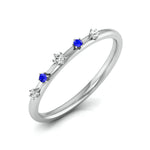 Load image into Gallery viewer, Blue Sapphire Platinum Diamond Engagement Ring JL PT LR 7022   Jewelove
