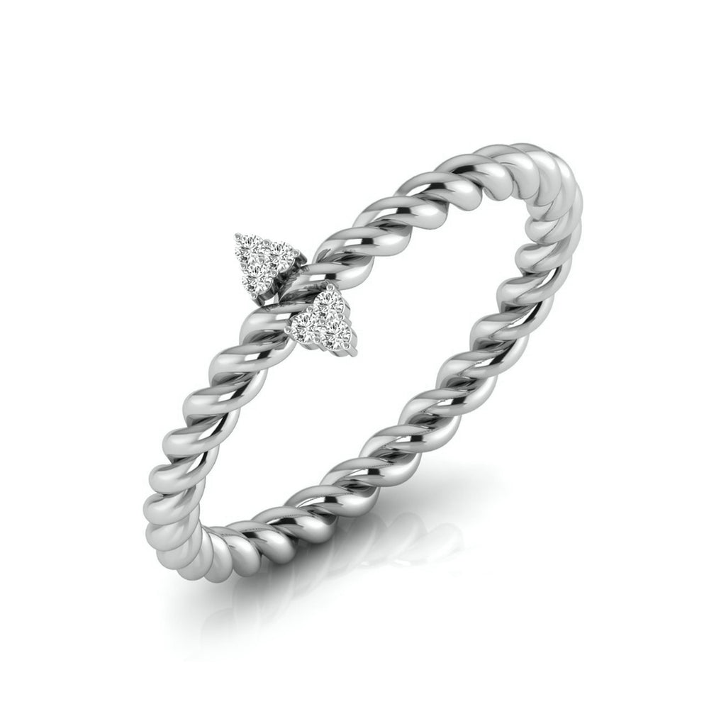 Beautiful Platinum Diamond Engagement Ring JL PT LR 7023   Jewelove