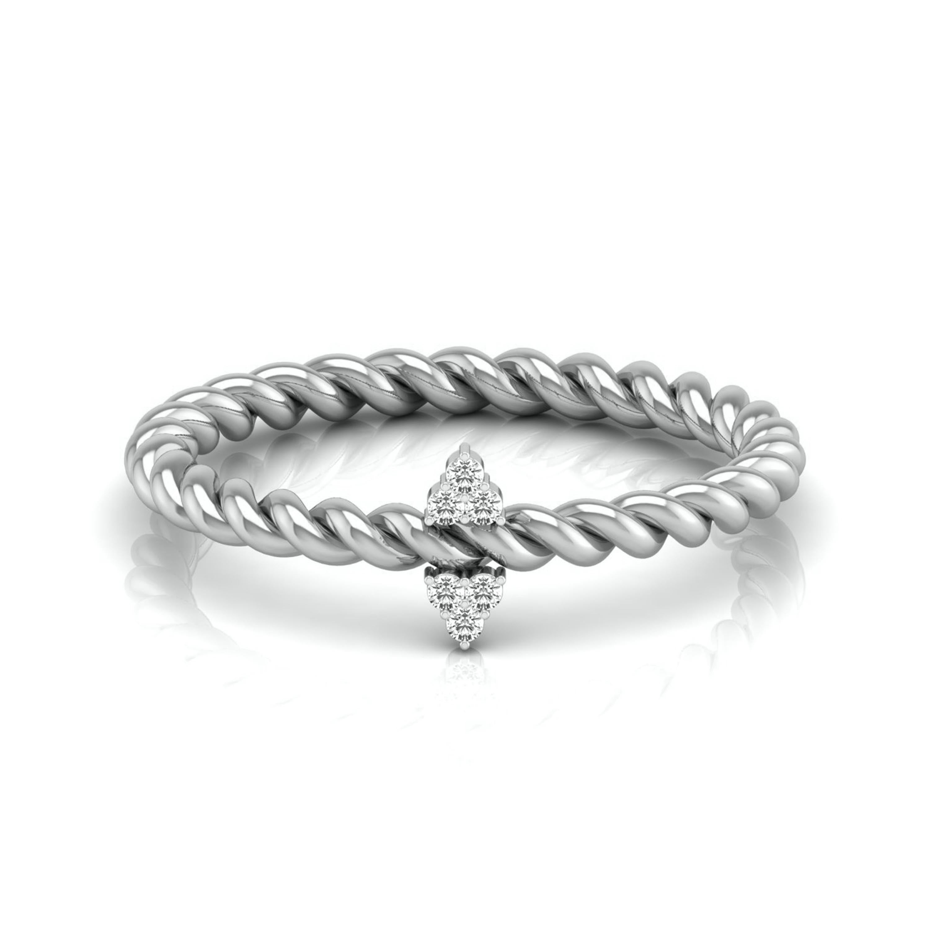 Beautiful Platinum Diamond Engagement Ring JL PT LR 7023   Jewelove