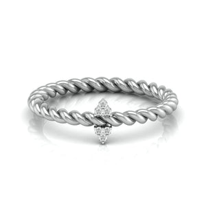 Beautiful Platinum Diamond Engagement Ring JL PT LR 7023   Jewelove