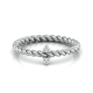 Beautiful Platinum Diamond Engagement Ring JL PT LR 7023