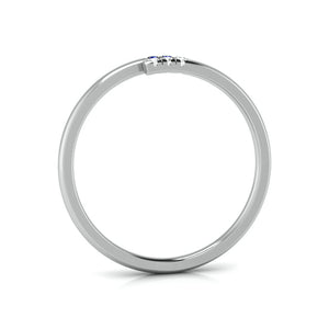 Blue Sapphire Platinum Diamond Engagement Ring JL PT LR 7024