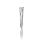 Load image into Gallery viewer, Blue Sapphire Platinum Diamond Engagement Ring JL PT LR 7024
