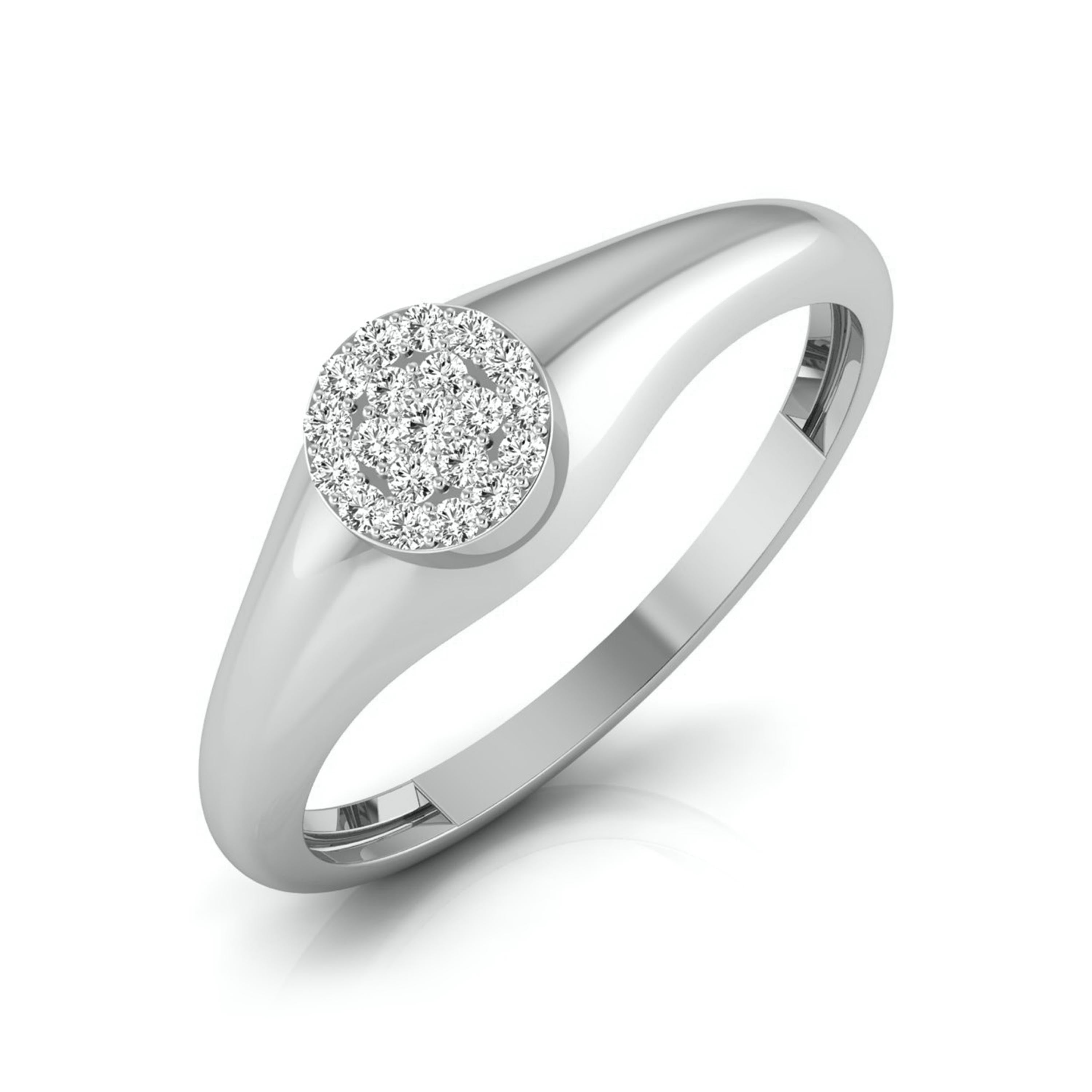 Beautiful Platinum Diamond Engagement Ring JL PT LR 7025