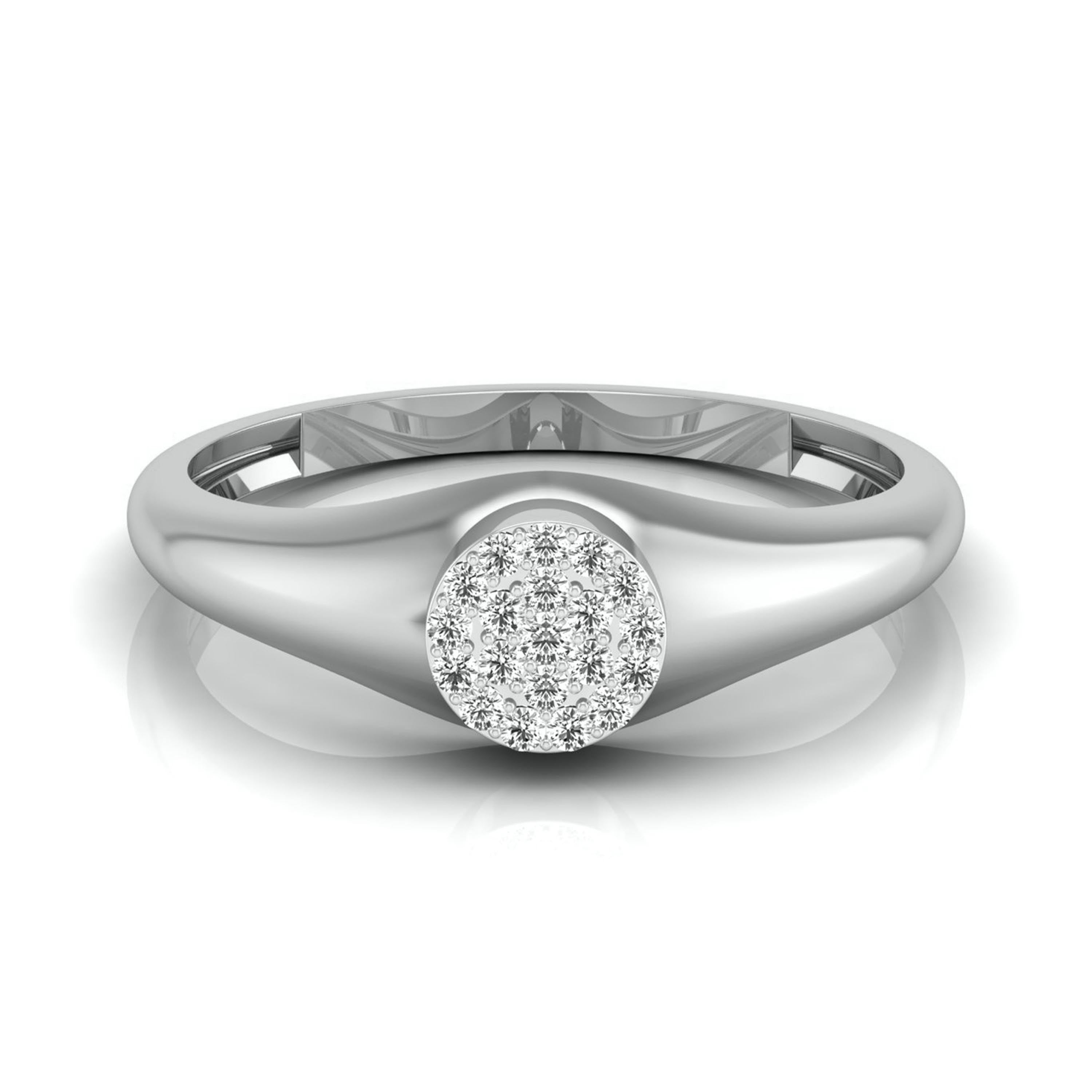 Beautiful Platinum Diamond Engagement Ring JL PT LR 7025