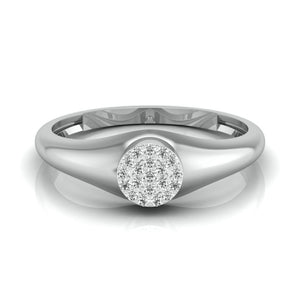 Beautiful Platinum Diamond Engagement Ring JL PT LR 7025