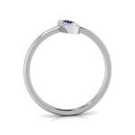 Load image into Gallery viewer, Blue Sapphire Platinum Diamond Engagement Ring JL PT LR 7026   Jewelove
