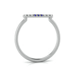 Load image into Gallery viewer, Blue Sapphire Platinum Diamond Engagement Ring JL PT LR 7030   Jewelove
