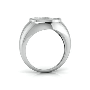 Blue Sapphire Platinum Diamond Engagement Ring JL PT LR 7034
