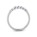 Load image into Gallery viewer, Blue Sapphire Platinum Diamond Engagement Ring JL PT LR 7037   Jewelove
