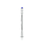 Load image into Gallery viewer, Blue Sapphire Platinum Diamond Engagement Ring JL PT LR 7037

