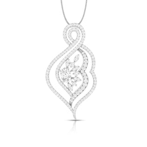 Designer Platinum Diamond Pendant Set JL PT P NL 8479