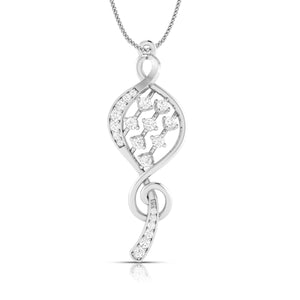 Designer Platinum with Diamond Pendant Set for Women JL PT P NL 8491  Pendant Jewelove.US