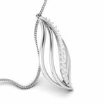 Load image into Gallery viewer, Platinum with Diamond Pendant Set for Women JL PT P NL 8500

