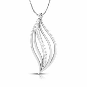 Platinum with Diamond Pendant Set for Women JL PT P NL 8500