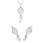 Load image into Gallery viewer, Designer Platinum with Diamond Pendant Set for Women JL PT P NL 8491  Pendant-Set Jewelove.US
