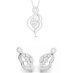 Load image into Gallery viewer, Designer Platinum Diamond Pendant Set JL PT P NL 8479
