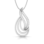 Load image into Gallery viewer, Platinum with Diamond Pendant Set for Women JL PT P NL 8504   Jewelove.US
