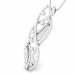 Load image into Gallery viewer, Designer Platinum Diamond Pendant Set JL PT P NL 8509   Jewelove.US
