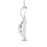 Load image into Gallery viewer, Designer Platinum with Diamond Solitaire Pendant Set for Women JL PT PE NL8518
